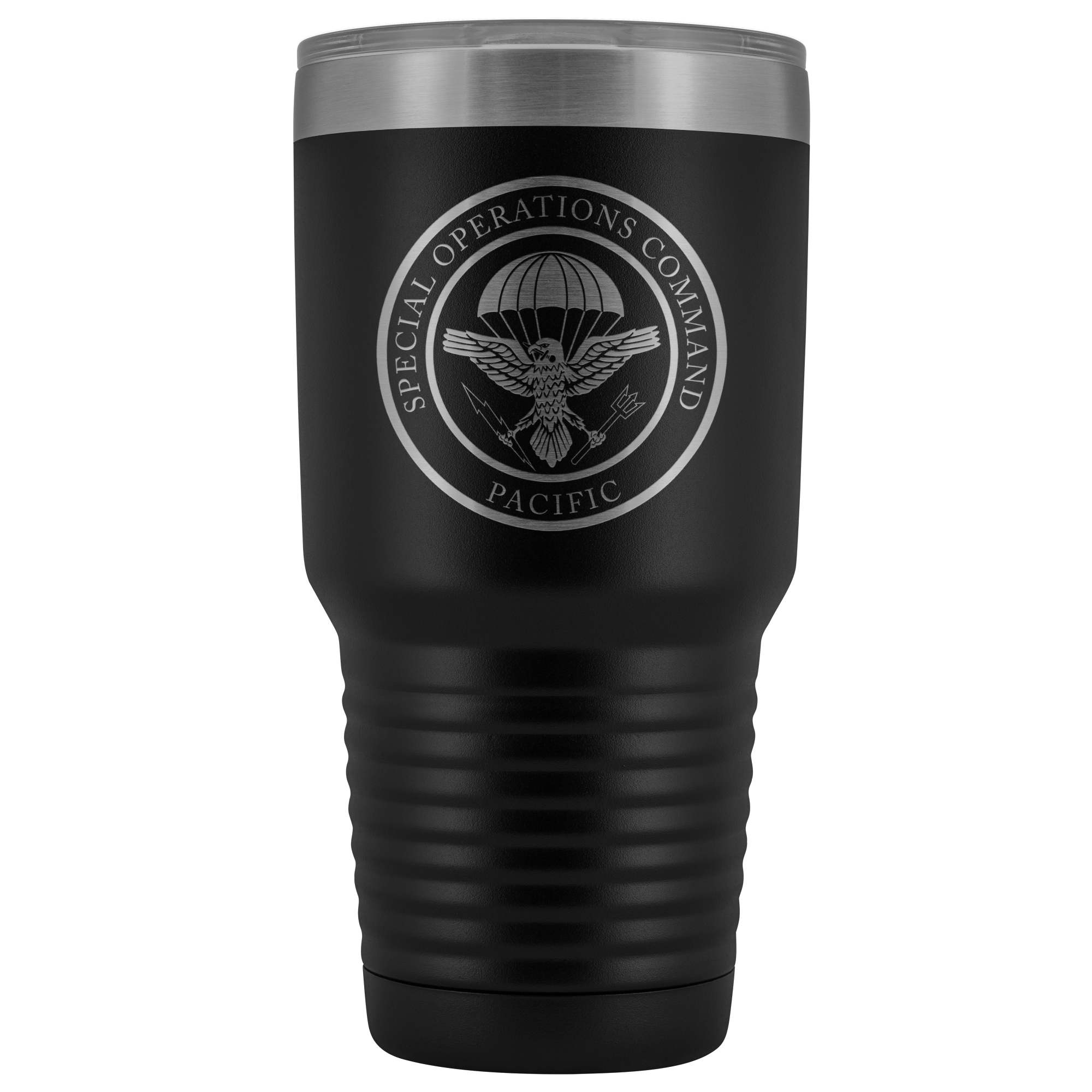 Special Operations Command Pacific (SOCPAC) - 30oz Laser Etched Vacuum Tumbler