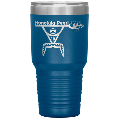 Honolulu Pearl Canoe Club - 30oz Laser Etched Vacuum Tumbler