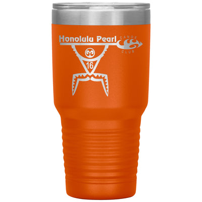 Honolulu Pearl Canoe Club - 30oz Laser Etched Vacuum Tumbler