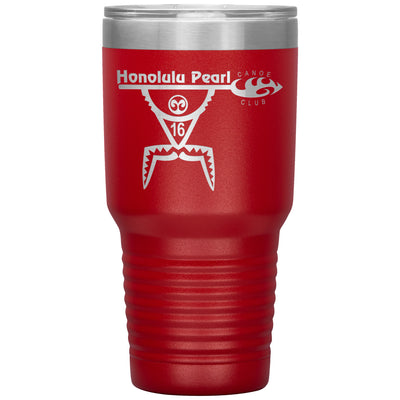 Honolulu Pearl Canoe Club - 30oz Laser Etched Vacuum Tumbler