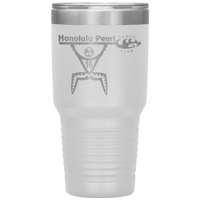 Honolulu Pearl Canoe Club - 30oz Laser Etched Vacuum Tumbler