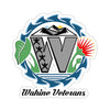 Wahine Veterans - Black Text - Kiss-Cut Stickers