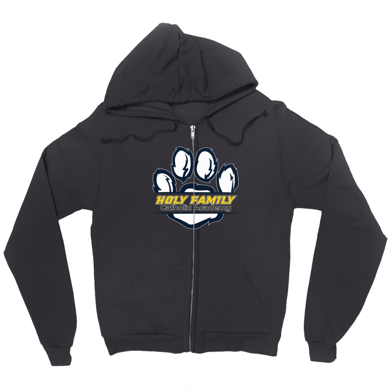 Holy Family Catholic Academy (HFCA) - "Holy Family Wildcats" - Hoodie (Zip-up)