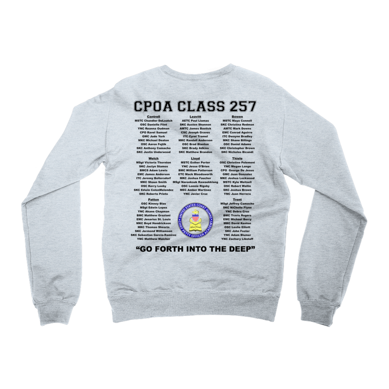 CPOA Class 257 - Light Colored Sweatshirt