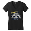 Holy Family Catholic Academy (HFCA) - "Wildcat Pride" - Women's V-Neck T-Shirt