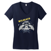 Holy Family Catholic Academy (HFCA) - "Wildcat Pride" - Women's V-Neck T-Shirt