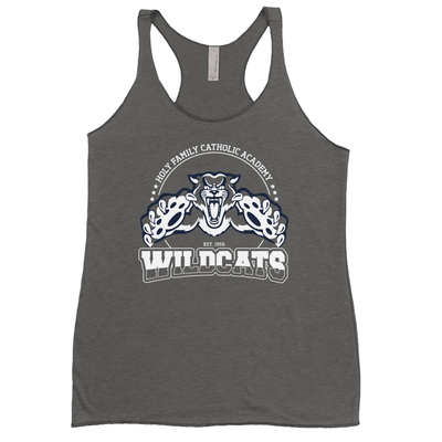 Holy Family Catholic Academy (HFCA) - "Pounce" - Women's Racerback Tank Top