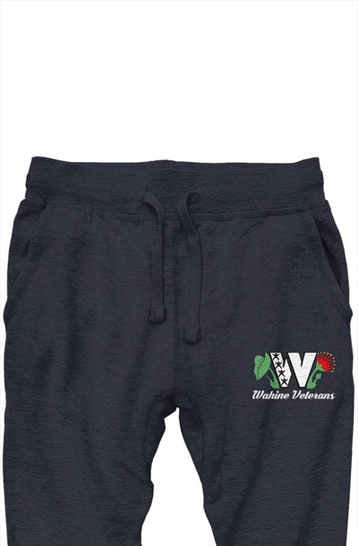 Wahine Veterans - Premium Joggers - Navy Blazer