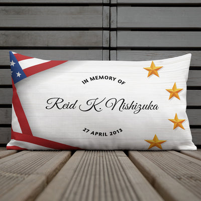 Gold Star Ohana - Remembering Reid - Premium Pillow