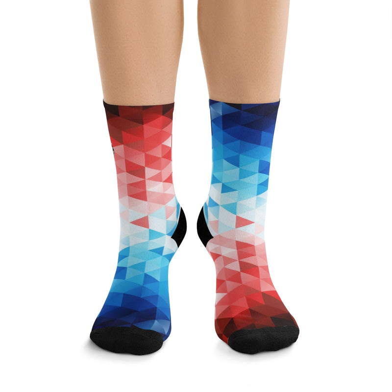 Holy Family Catholic Academy - Red, White, & Blue Wildcat Socks