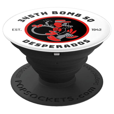 345th Bomb Squadron - Desperados - Dyess AFB, Texas - PopSockets Grip and Stand for Phones and Tablets
