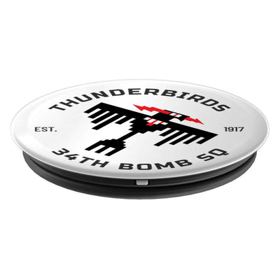 34th Bomb Squadron - 34BS Thunderbirds - Ellsworth AFB, SD - PopSockets Grip and Stand for Phones and Tablets