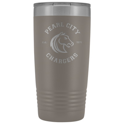 Pearl City Chargers - 20oz Laser Etched Vacuum Tumbler