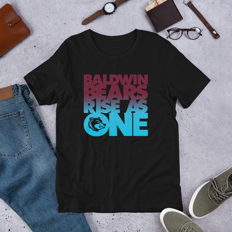 Baldwin High - Bears - "Baldwin Bears Rise as One" T-Shirt