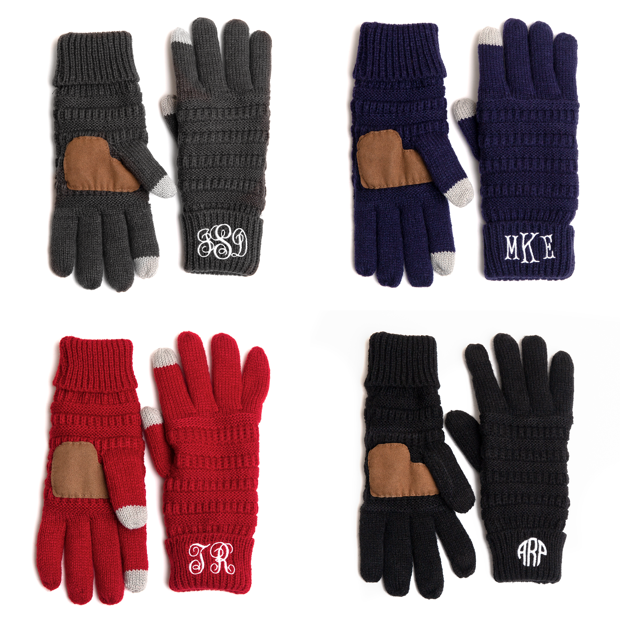 Monogram Gloves