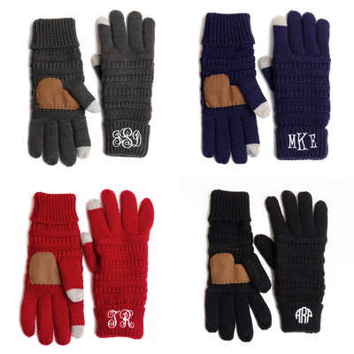 Monogram Gloves