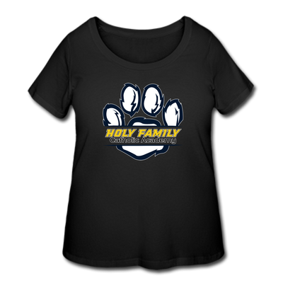 Holy Family Catholic Academy (HFCA) - Women’s Curvy T-Shirt - black
