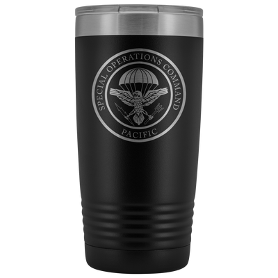 Special Operations Command Pacific (SOCPAC) - 20oz Laser Etched Vacuum Tumbler