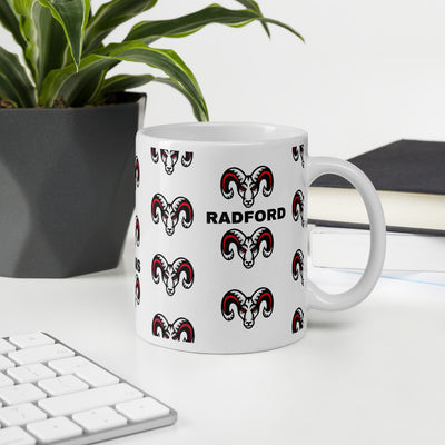 Radford Rams - White Ceramic Mug