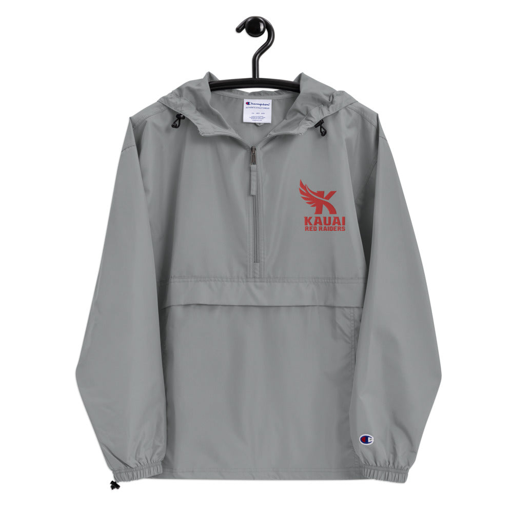 Kauai Red Raiders - Embroidered Champion Packable Jacket