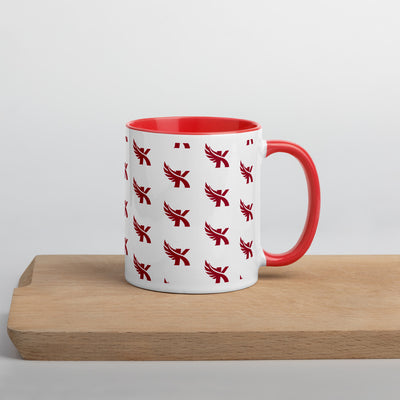 Kauai Red Raiders - "K" Pattern - Colored Ceramic Coffee Mug