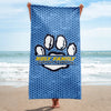 Holy Family Catholic Academy (HFCA) - "Tribal Paw" - Beach Towel