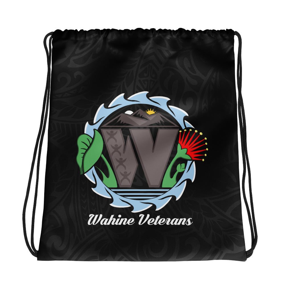Wahine Veterans - Logo Drawstring Bag