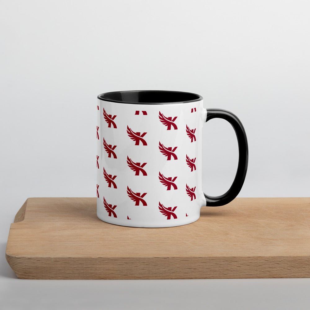 Kauai Red Raiders - "K" Pattern - Colored Ceramic Coffee Mug