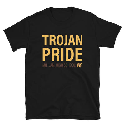 Mililani Trojans - "Brown & Gold" - Short-Sleeve T-Shirt