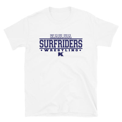 Kailua Surfriders - Wrestling "Throwback" - Short-Sleeve T-Shirt