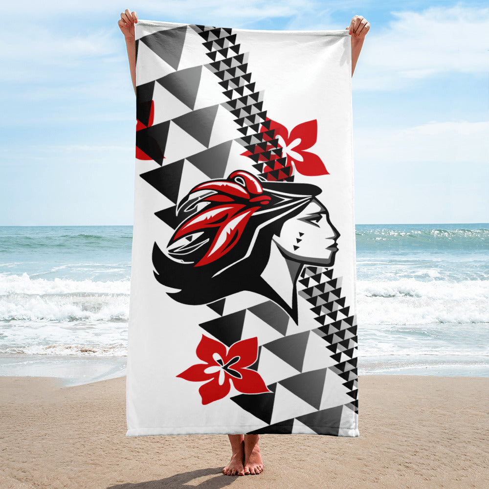 Kahuku - Lady Raiders - Beach Towel
