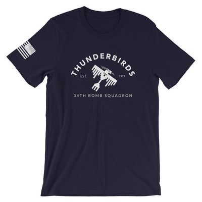34th Bomb Squadron - "Industrial" - Short-Sleeve T-Shirt