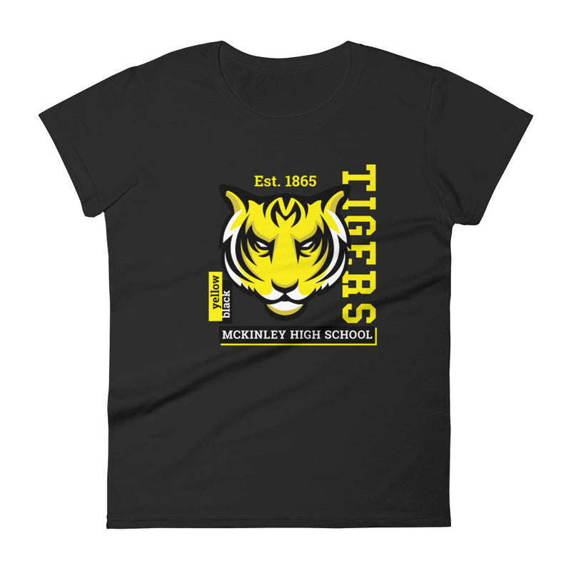 McKinley Tigers - "Black & Yellow" - Women's Short Sleeve T-Shirt