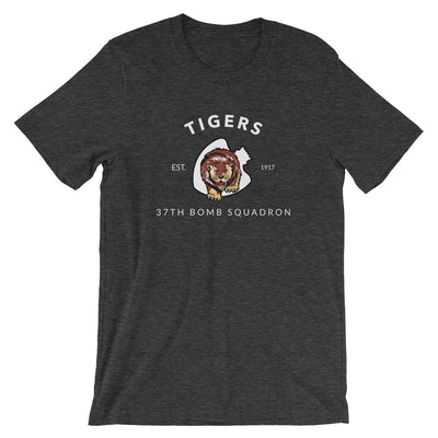 37th Bomb Squadron - Tigers - Industrial Design - Premium Short-Sleeve Unisex T-Shirt