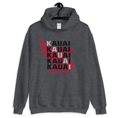 Kauai Red Raiders - "KAUAI" - Hoodie